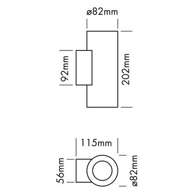 WALL LIGHT HAVANNA MEDIUM weiss, WW