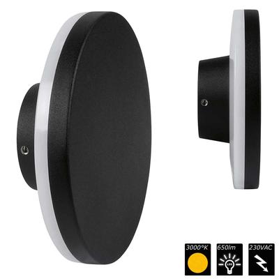 WALL LIGHT SILHOUETTE ROUND schwarz, WW