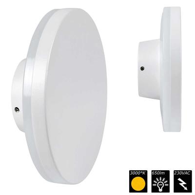 WALL LIGHT SILHOUETTE ROUND weiss, WW