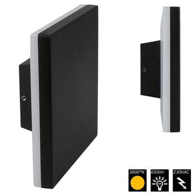 WALL LIGHT SILHOUETTE SQUARE schwarz, WW