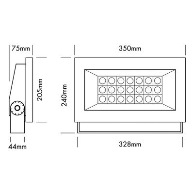 WALLWASHER DUBAI 5000 14°, WW