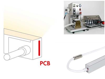 WÄRMEVERSIEGELUNG, Seiteneinspeisung links, Pins rechts, IP67, PRO+FLAT DW + DIGITAL, Kabel 0.3m