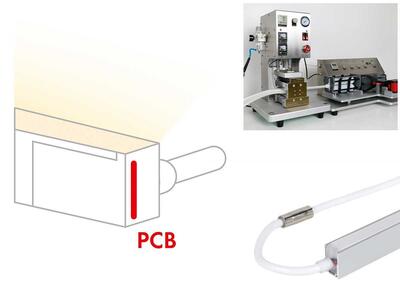 WÄRMEVERSIEGELUNG, Seiteneinspeisung rechts, Pins links, IP67, PRO+FLAT DW + DIGITAL, Kabel 0.3m