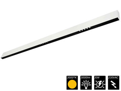 XLINE BEAM WHITE 30W, 230VAC, 1520mm, 3000K