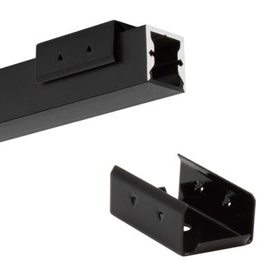 ALU PROFILE BEFESTIGUNGS-CLIP S-LINE SERIE schwarz