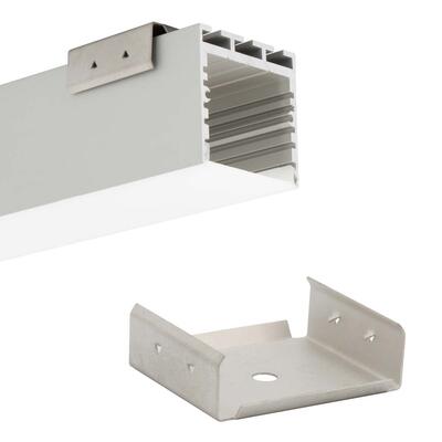 ALU PROFILE BEFESTIGUNGS-CLIP SQ-LINE SERIE silber