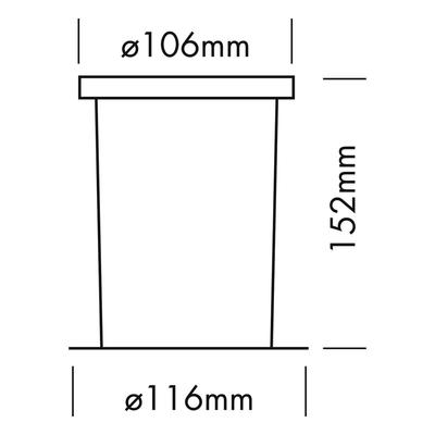 PVC KUNSTSTOFFEINBAUTOPF INGROUND ADVANCED SMALL