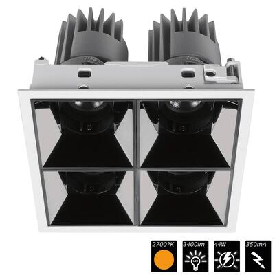 PERFORMANCE XS STD CARDAN QUATTRO, refl. chrom black, 25°, SWW