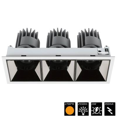 PERFORMANCE XS STD CARDAN TRIO, Refl. chrom schwarz, 40°, SWW