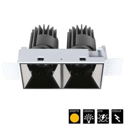 PERFORMANCE XS TRIMLESS CARDAN DUO, refl. chrom black, 40°, WW