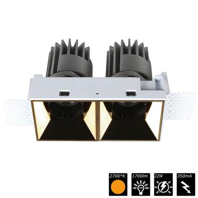 PERFORMANCE XS TRIMLESS CARDAN DUO, Refl. gold, 40°, SWW