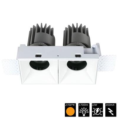 PERFORMANCE XS TRIMLESS CARDAN DUO, refl. white, 25°, SWW