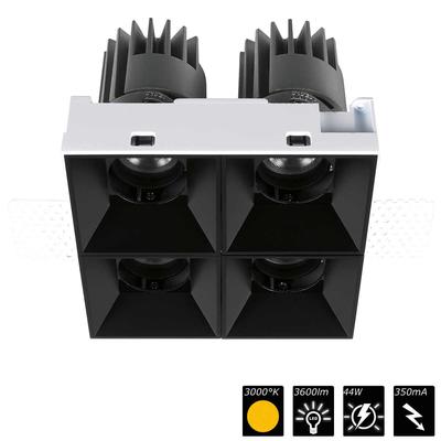 PERFORMANCE XS TRIMLESS CARDAN QUATTRO, Refl. schwarz, 25°, WW