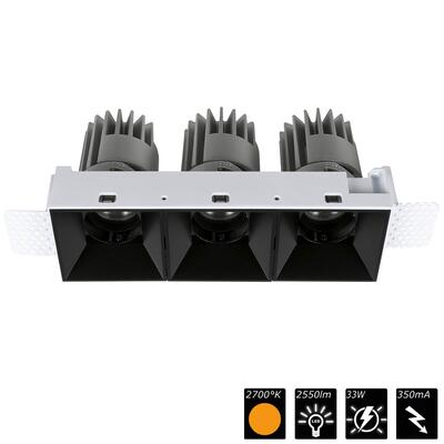 PERFORMANCE XS TRIMLESS CARDAN TRIO, Refl. schwarz, 25°, SWW