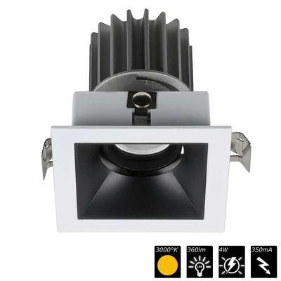 PERFORMANCE XXS STD SPOT square, Refl. schwarz, 35°, WW