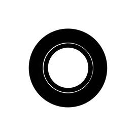 EUROPOLE LED'UP UNIVERSAL RING RUND SCHWARZ