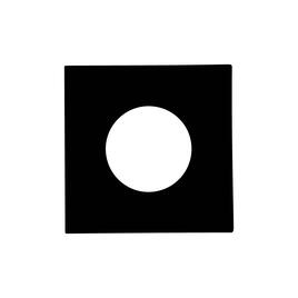 EUROPOLE LED'UP UNIVERSAL RING SQUARE BLACK FIX
