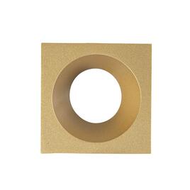 EUROPOLE LED'UP UNIVERSAL ESTHET ASYM RING SQUARE GOLD