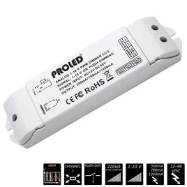 ANALOG 1-10V PWM DIMMER 1x 350/700/1050mA CCU