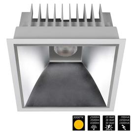 DOWNLIGHT ARENA 200 SQUARE, Reflektor silber, WW