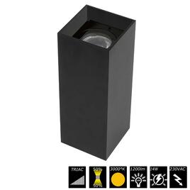 BLOX WALL IP UPDOWN, 2x6W, schwarz, 230 VAC, 3000°K