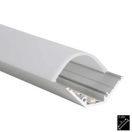 ALU PROFILE C-LINE CORNER silber 3m