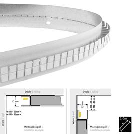 COVE LIGHTING PROFILE H80 ROUND 2m