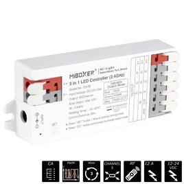 RF-2.4GHz CONTROLLER 3-IN-1 RGB/RGBW/RGB+CCT, 12A