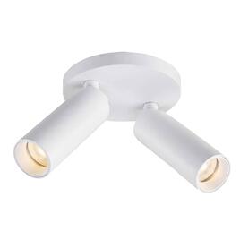 ELIVA - 2 ROUND GU10, 2700°K, 10W, weiss