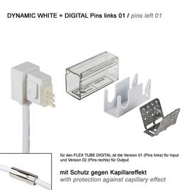 ANSCHLUSSKABEL Einspeisung unten links 01 IP67 auf offenes Kabelende FLAT DYNAMIC WHITE + DIGITAL