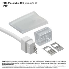 ANSCHLUSSKABEL rechts 02 IP65 auf offenes Kabelende FLAT RGB