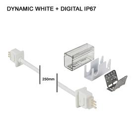 KABELVERBINDER IP67 FLAT DYNAMIC WHITE + DIGITAL