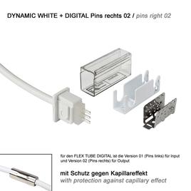 ANSCHLUSSKABEL rechts 02 IP67 auf offenes Kabelende FLAT DYNAMIC WHITE