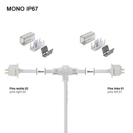 Y-ANSCHLUSSKABEL IP67 FLAT MONO