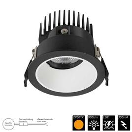 DOWNLIGHT FLEXIO SWIVEL, schwarz > weiss, 50°, SWW