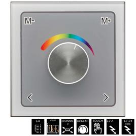 GLASS TOUCH WHEELPWM DIMMER RGB 3x 4A