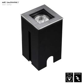 INGROUND HORIZON MINI SQUARE GU10, IP67, exkl. Lampe