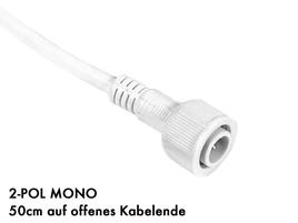 KABEL 2-POL 50cm 1x männlich / auf offenes Kabelende