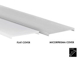 PLASTIC COVER L-LINE FLAT, FROST 3m