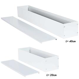 ALU L-LINE HOUSING STANDARD weiss 20cm