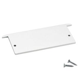 ALU END KAPPE L-LINE REC, FLAT, weiss