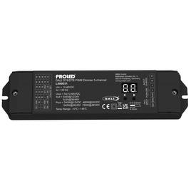 DALI DT6/DT8 PWM DIMMER CV, PUSH-DIM, 5x 4A (36/48V 5x 3A)