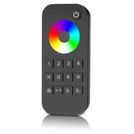 PROLED RF MESH 2.4G RGBW REMOTE 4 - 4 ZONEN, 4 SCENEN, black