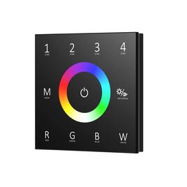 PROLED RF MESH 2.4G RGBW REMOTE CONTROL WALL 4 - 4 ZONEN, black