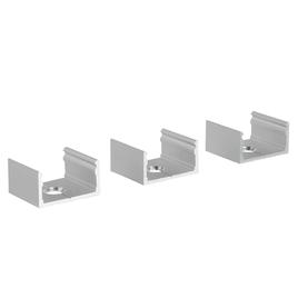 ALU PROFILE MOUNTING SET M-LINE CIRCLE silber