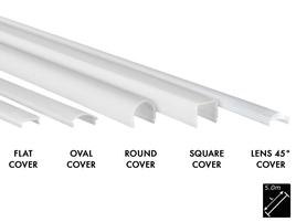 PLASTIC COVER M-LINE FLAT, CLEAR BREAK PROOF, 5m