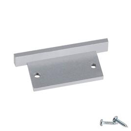 ALU END KAPPE M-LINE REC 12 ST, FLAT ARM, silber