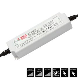 MEAN WELL SCHALTNETZTEIL BASIC dimmbar IP67 24 VDC - 40 Watt