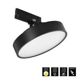 MOON 3F 240, 10W - 22W, 230VAC, 3000°K/3500°K/4000°K, schwarz