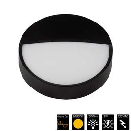 MOON 250 PREMIUM WALL, IP65, 230VAC, schwarz, 3000°K